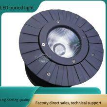 Led Outdoor High-power In-ground Lights With Adjustable Angle and Telescopic Function, Cob 10w, Single Color Constant Light, Dmx512 Full-color With Control thumbnail-5