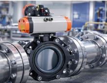 PVC-U Lug Butterfly Valve ANSI Pneumatic Actuated Valve for Industrial Pipeline thumbnail-2