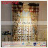 High grade accuracy quality oem hangzhou elegant embroidery polyester window luxury curtain