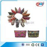 Promotional cosmetic bag with compartments free sample