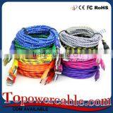 Premium Dual Colors Durable Nylon Weave Fabric Micro Usb Cables Usb Cable For Samsung thumbnail-5