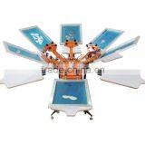 6 Color 6 Station Roll to Roll Screen Printing Machine Equipment All Kits thumbnail-2