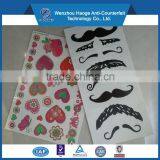 2014 Flash Jewelry Tattos Metallic Tattoo Sticker