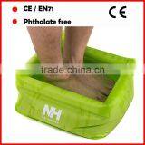 Lemon green PVC custom inflatable footbath for adults