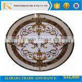 36" best price complicated pattern emperador dark marble waterjet for villa&hotel