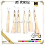 6Piece Pottery and Clay Modeling Tools Sculpture Set