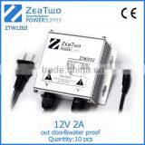 Waterproof 12v 2a Adapter 12v Power Adapt CCTV Camera DVR thumbnail-1