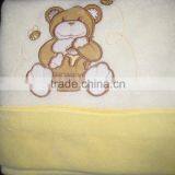 Superior Quality Embroidered Print Fleece Baby Banket thumbnail-1