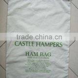 Eco-friendly Germany quality custom wholesale cotton ham bag--design1 castle