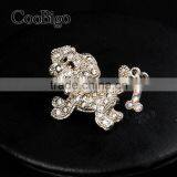 Fashion Jewelry Cute Little Dog Rhinestone Pin Brooch Women Girl Party Promotion Gift Apparel Accessories thumbnail-2