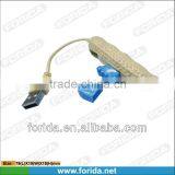 HI-Speed Peanut Shape Wired Usb Hub ,fashion Shape Usb Hub ,4 Ports Usb Hub