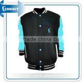 Var-105-3 Wholesale Plain Winter Varsity Jacket/baseball Jacket thumbnail-1