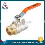 Factory Stock Brass Ball Valve Price TMOK Brand Size 1/2'' to 1'' BSP Thread Iron Handles With Pvc Credit Insurance Support Quality Choice thumbnail-2