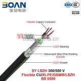 SY LSZH Control Cable, 300/500 V, Flexible Cu/XLPE/LSZH/GSWB/LSZH (BS 6500) thumbnail-1