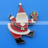 Santa Claus Handing Gift Box Metal Fridge Magnet