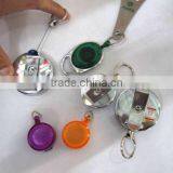 METAL Fishing Tool Pull Badge Reel KEY RING