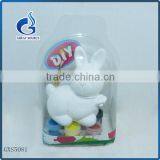 Un-coated Kids Paint Color for Ceramic Rabbit DIY Paint Sets