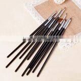 2015 Black Handle Nail Dust Brush 10pcs Acrylic Nail Art Brush Set thumbnail-2