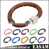 Hot Sale Fashion Multi-color Bio Magnetic Stardust Bracelet,mesh Crystal Charm Bracelet thumbnail-1