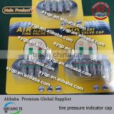 Tire pressure indicator cap, tire pressure monitor 36 PSI
