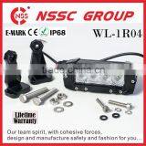 LED Auto Lighting Waterproof IP68 4 Inch One Row Mini LED Light Bars for Motorcyle Car