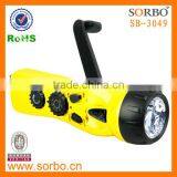 Handcrank LED Flashlight FM Radio thumbnail-2