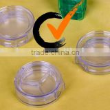 10ML gram PS Clear Round Stackable Poder Jars Compacts