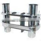 Stainless Double Fishing Rod Holder Rack&boat Organiser thumbnail-1