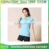 Comfortable Sport Wear For Women Quick Dry Custom Logo White Polo T Shirt thumbnail-5