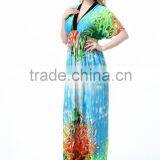 2016 New Bohemia Beach Skirt Bat Sleeve Dress thumbnail-6