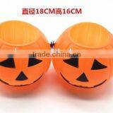 2016 Wholesale Plastic Jack-o'-lantern Pumpkin Lantern Pumpkin Light Pumpkin Lamp for Halloween thumbnail-2