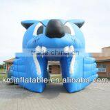 Inflatable Wolf Head Sports Tunnel thumbnail-1