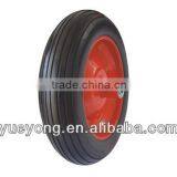 3.50/2.50-8 Polyurethane Wheel,PU Foam Wheel,flat Free Wheel