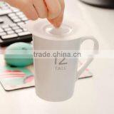 Tableware Cup Ceramic Coffee Mug With Silicone Lid Sets thumbnail-3