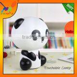 The Popular Table Rechargeable Table Lamp,energy-saving Panda Shape Touchable LED Lamp. thumbnail-1