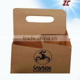 Factory Direct Sale Kraft Paper Cup Carrier, Cup Holder