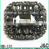 Black Diamond Glass Stone With Rhinestone Lady Fashion Shoes Ornaments thumbnail-1