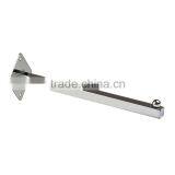 Chrome Straight Hook For Wall Mount System Square Tubing 18 thumbnail-2