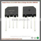 Single Phase 2.0 A 600V Silicon Bridge Rectifier KBP206 thumbnail-4