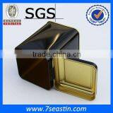 Pure Black Wedding Gift Diamond Tin Box &good Quality Handwatch Tin Box thumbnail-5