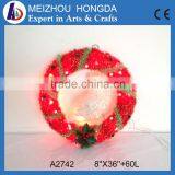 Christmas Occasion Decorated Christmas Led Light Garland Wreath thumbnail-6