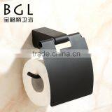 17933 Simple Design Popular Modern Zinc Alloy Paper Holder for Black Bathroom Accessories