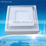 6w 8w 10w Double Color Surface Mounting Square LED Ceiling Panel Light