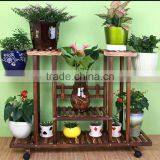 Artificial Wooden Flower Display Pot Rack for Indoor or Outdoor thumbnail-4