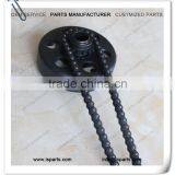 17T 3/4" Bore #219 go Kart Clutch and #219 Chain thumbnail-5