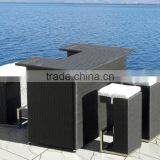 TG15-0201 Hotel Project Beach Wicker Rattan Patio Bar Set thumbnail-3