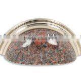Cup Pull-DM-BN Granite Pull Cup Pull Brushed Nickel for Kitchen and Bathroom thumbnail-1