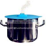 Steam Ship Silicone Suction and Food Cover Lid/Splatter Guard thumbnail-4