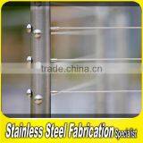 Fabrication Project 304 Stainless Steel Balcony Tension Wire Railing thumbnail-4