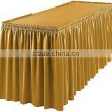 Hotsale Gold Wedding Party Table Skirting thumbnail-3